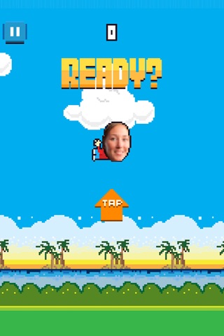 FlappYou™ - Take Your Face Photo and Get Flappy Like a Crazy Bird for Free screenshot 3