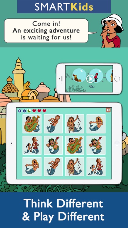 Smart Kids : Gate of Atlantis - Intelligent thinking activities to improve brain skills for your family and school