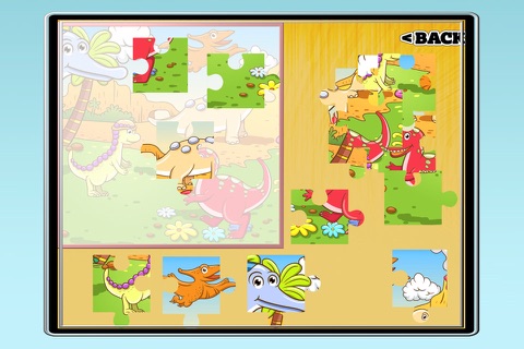 A funny Dinosaur Puzzle Game - Free screenshot 3
