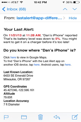 Last Alert Pro - Find My iPhone screenshot 2