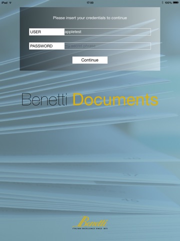 Benetti Documents screenshot 3