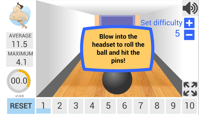 Bowling Breathing Games