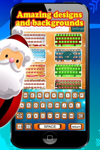 A Christmas Keyboard - Cool Color Xmas Theme Customization screenshot 3