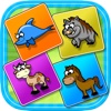 Animal Matching Pair Puzzle - Remember Two Pet In Short Time