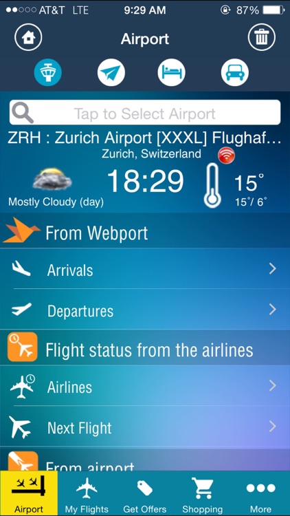 Zurich Airport (ZRH) Flight Tracker