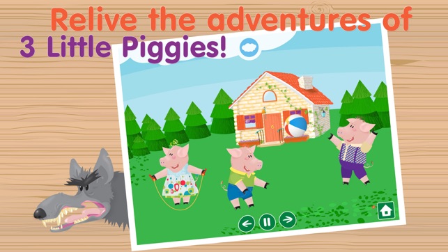 The Three Little Pigs - Interactive bedt