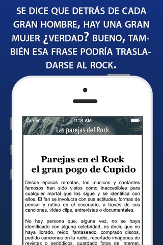 Especial Parejas del Rock screenshot 2