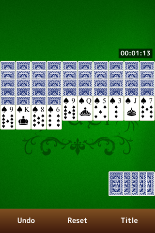 SpiderSolitaire  - Simple Card Game Series screenshot 2