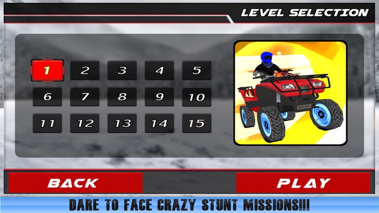 Snow Quad Bike Simulator 3D – Ride the offroad atv & show some extreme stunts screenshot-4