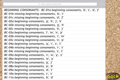 Word Sorts 5 to 7 screenshot 2