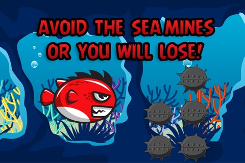 Angry Red Fish Lite screenshot 3