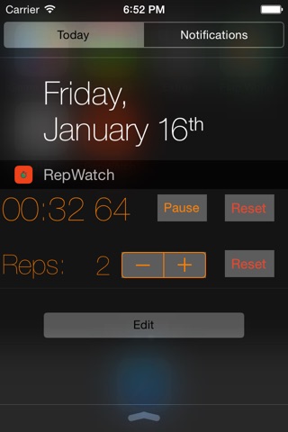 RepWatch - Stopwatch and Rep Counter Widget screenshot 2