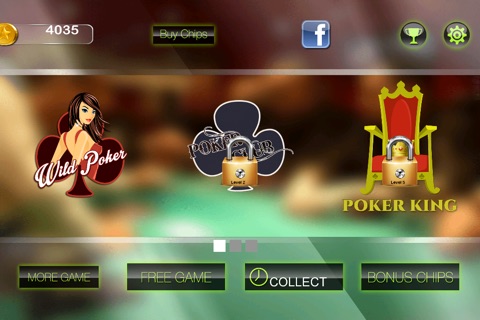 Ace Wild Deluxe Video Poker - Good Texas gambling card game screenshot 3