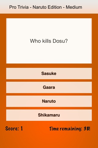 Pro Trivia - Naruto Edition screenshot 2