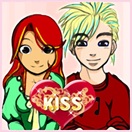 Video Game Date Kissing Icon