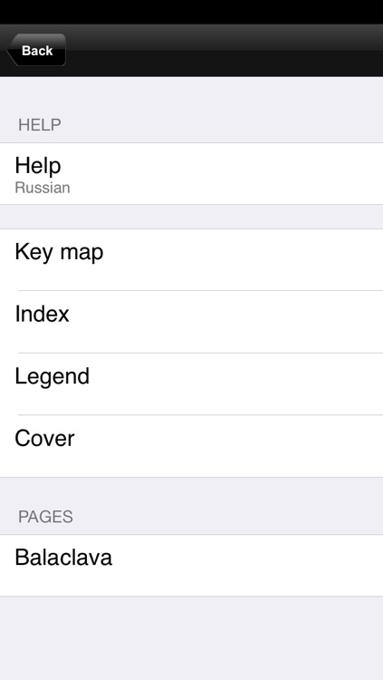 Sevastopol. City plan.