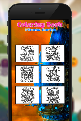 Pirate Coloring Book for Kid Games screenshot 2