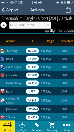 Bangkok Airport (BKK) Flight Tracker BKK Thai radar(圖3)-速報App