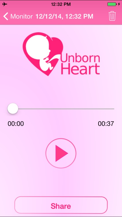 Fetal Heartbeat Monitor UnbornHeart - Microphone Baby Heart Rate Sound Stethoscope