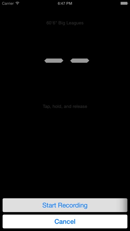 Pitch Radar 2 - Baseball radar gun with reports