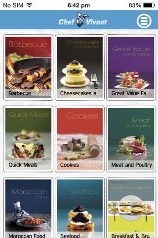 Chef Vivant - iPhone Edition - Customizable, Interactive, Digital Cookbooks and Recipe Channels screenshot 2
