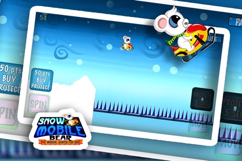 Snow Mobile Bear: The Magical Winter Fun Ride - Gold screenshot 4