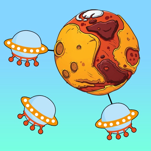 Alien Spaceships : land ufo space ship on planet iOS App