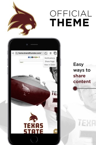 Texas State Web screenshot 2