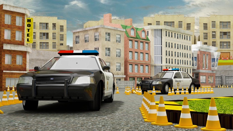 Real Cop Car Parking Simulator - City Police Truck SUV Driving Test Run 3D Game