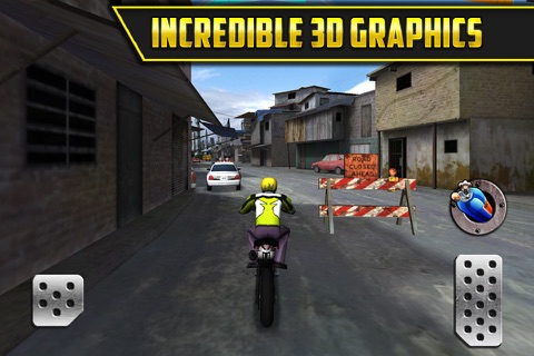 3D Motor-Bike Drag Race: Real Driving Simulator Racing Game screenshot 4