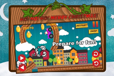 Santa's Christmas Motor Dash: A Fun Special Racing Game for Kids FREE screenshot 2