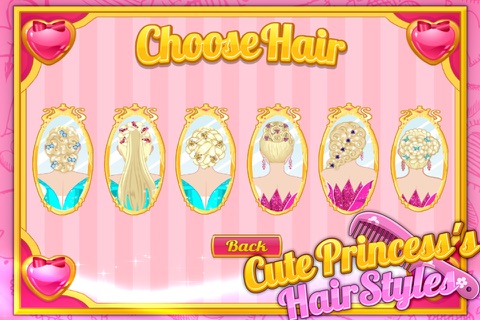 Cute Princess's Hairstyles screenshot 4