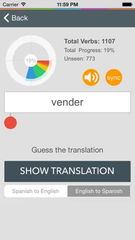 Game screenshot Spanish Verb Coach - Learn Subject Pronouns and Practice Verb Conjugations apk