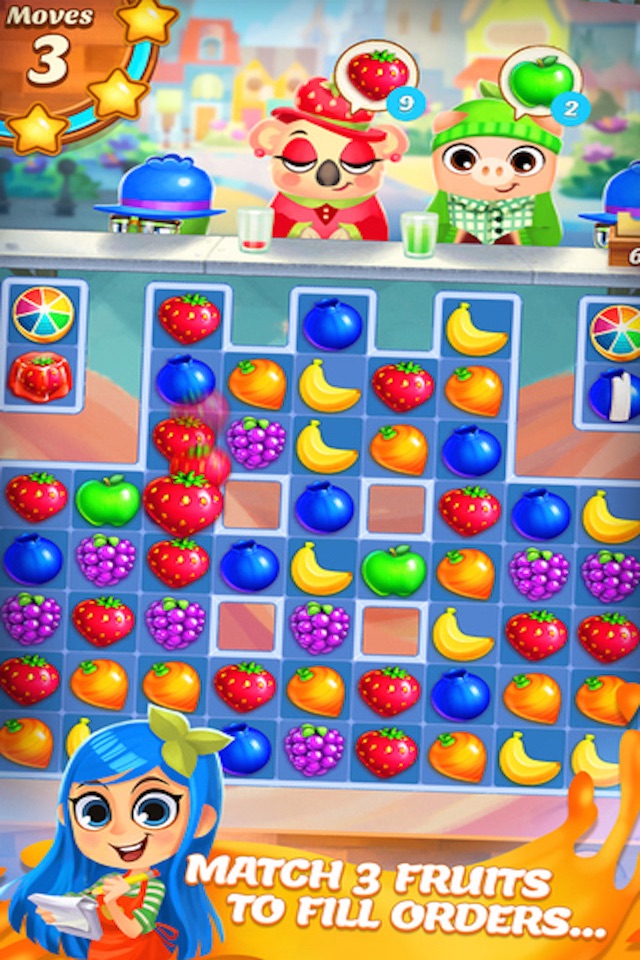 Fruit Chef - 3 juice mania match puzzle game screenshot 2