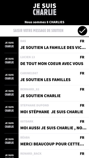 JE SUIS CHARLIE : Messages de soutien(圖2)-速報App