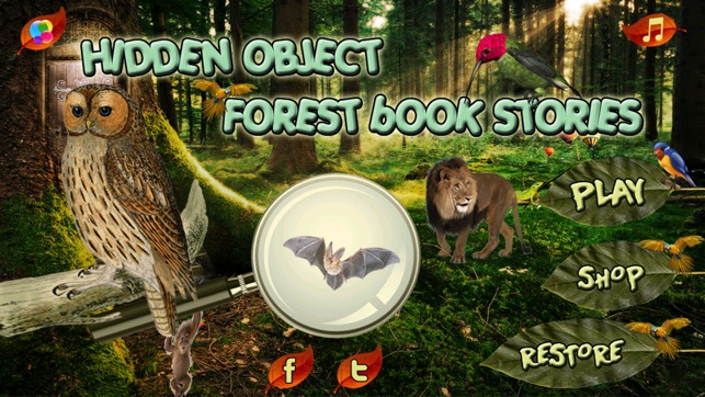 Hidden Object : Forest Book Stories