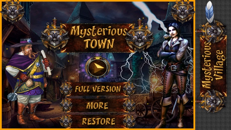 Mysterious Town : The Game of hidden objects in Dark Night,Garden,Dark Room,Hunted Night,City and Jungle