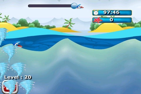 Dolphin Jet Skier Run - Fun Wave Surfer Rider Paid screenshot 4