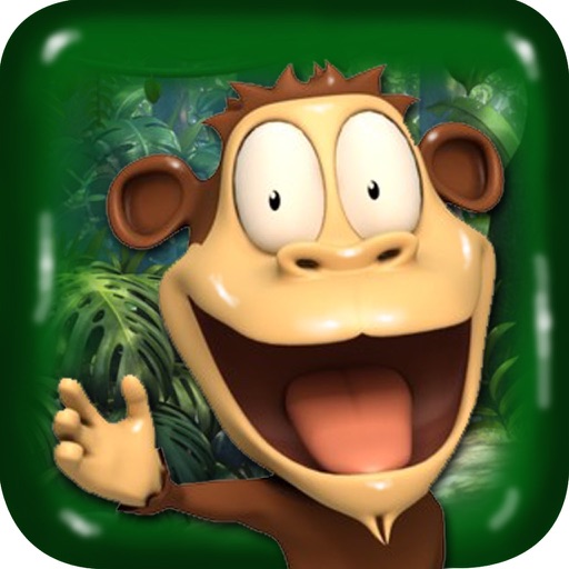 Hungry  Monkey & Bananas:  Monkey Feeding Challenge Game Free For Kids icon