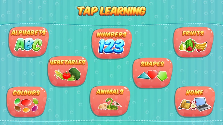 First Words Toddler Tap Learning : Learn & Match game for Kids