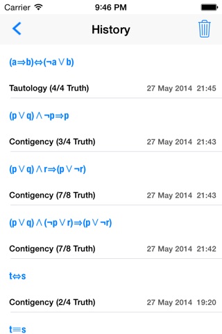 Truth Table Builder screenshot 4