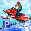3D Snowmobile Parking - Real Snow Driving Simulator eXtreme Racing Games