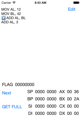 8086 Assembler Compiler FREE screenshot 2