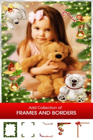 2016 Christmas Photo Editor Fun - Crafts Frames Filters and Stickers for Xmas screenshot 2