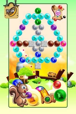 Bubble Shooter IQ Saga HD Pro Edition 2.0 - Egg Shoot Dynomite Jungle Mania Version 3.0 screenshot 2