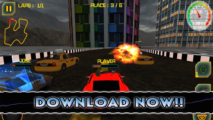 Awesome Taxi Drift Cars Target Shooting Street Racer screenshot-4