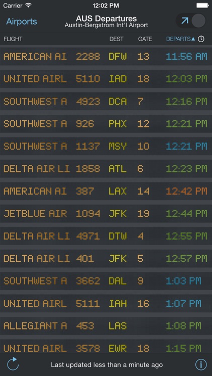 FlightBoard – Live Flight Departure and Arrival Status