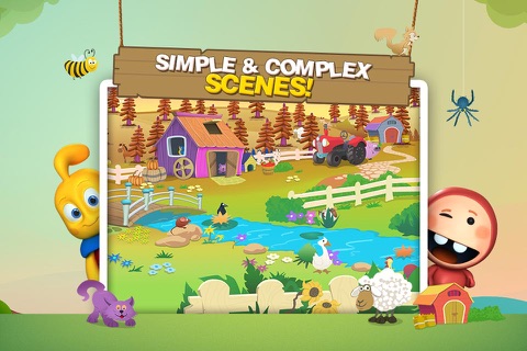 Learn Animal Names & Sounds : Barn Yard Scanning Memory Puzzle for Preschool, Kindergarten & Montessori FREE screenshot 3