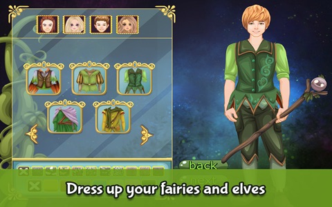 Fairy Dress up for Girls and Kids - Fun Dress up with fashion, makeover, make up and fairy princess screenshot 3