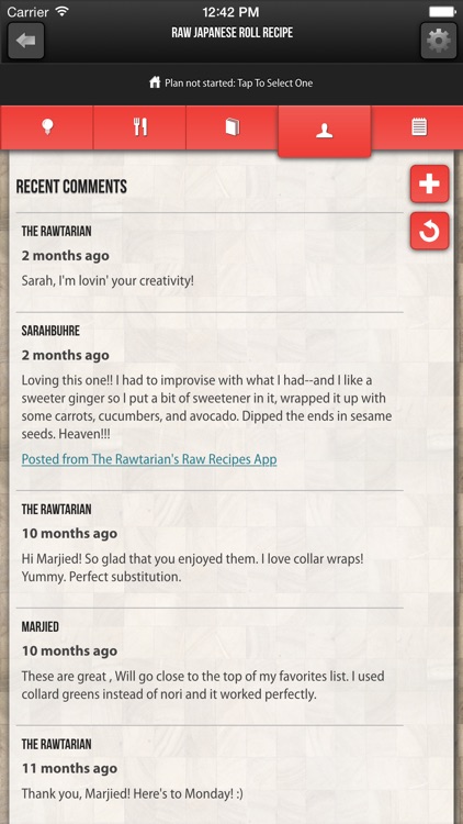 Rawtarian's Raw Meal Plans